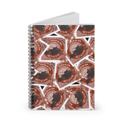 Anti-Vampirism Spiral Notebook - Ruled Line