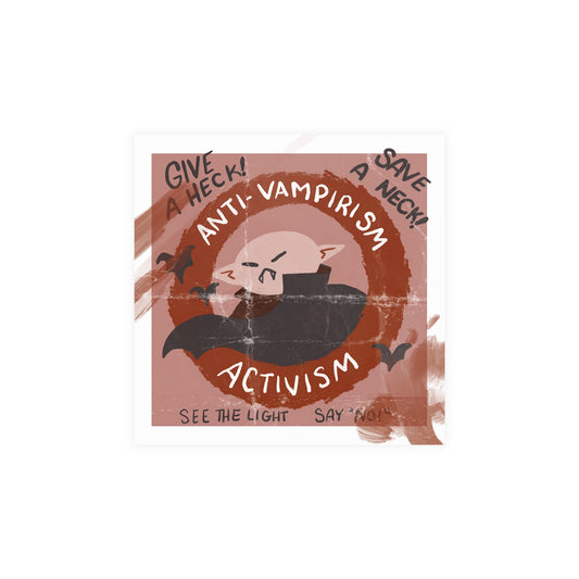 Anti-Vampirism Matte Paper Print